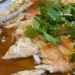 広東家庭料理おかむら - 火入れも完璧、正に骨までしゃぶりました。