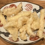 サカナノネジロ - アオリイカの天ぷら