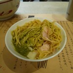 熱田味噌拉麺ぶりゆ - バジル和え玉