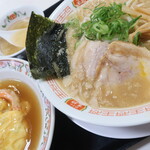 餃子の王将 - 餃子の王将ラーメン＆天津飯（京風ダレ）