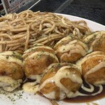 かめや - たこそば焼(小) 580円