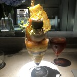 PATISSERIE ASAKO IWAYANAGI - パルフェビジュー® トロピカルフルーツ（ドリンク付） 6,380円（税込）