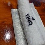 馳走西健一 - お手拭き