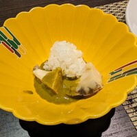 川崎 鮨 よこ田 - 蒸しアワビの肝ご飯