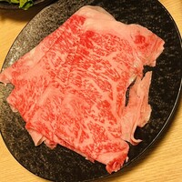 先斗町しゃぶしゃぶすき焼き きらく - 銀山和牛のリブロース