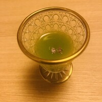 先斗町しゃぶしゃぶすき焼き きらく - オクラのすり流し