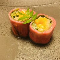 先斗町しゃぶしゃぶすき焼き きらく - 野菜の肉巻き