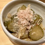 おさだ - きゅうりと茗荷の漬物