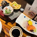 炭焼 うな富士 - 御膳にしたので酒の肴がサティスファクション