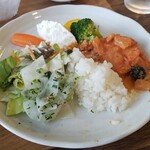 キッチン ブルー グローブ - 最後のワンプレート