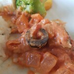 キッチン ブルー グローブ - 気持ち金目鯛が見えます