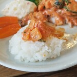 キッチン ブルー グローブ - カポナータを乗せます