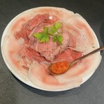 ジビエの隠家 - 猪の炙り