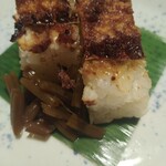 いも膳 - 穴子の〆寿し〜きゃらぶきの佃煮が素晴らしいアクセントに〜❤メチャ美味しいなぁ〜❗