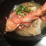 いも膳 - 伊勢海老頭の味噌汁❗とりあえず生涯一の味わい❗素晴らしい❗生まれて初めて、こんな立派な伊勢海老は❗❤☺v