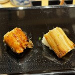 銀座 久兵衛 - 穴子タレ、塩