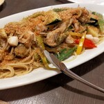 クチーナ - （アンチョビソース）えびと貝柱のスパゲッティ