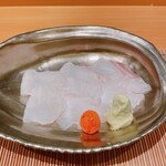 御料理 まつ山 - アコウのお造り