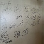 ポルスカフェ - サーカー選手のサイン