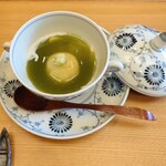 柚木元 - じゃがいももち、湯葉、天竜村の新茶