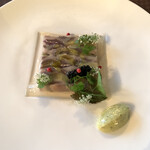 Brasserie Nakagawa - いわしと水茄子のテリーヌ