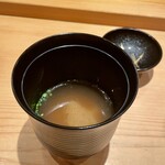 鮨 さかい - 赤出汁(真鯛&赤鯥&金目鯛の出汁)