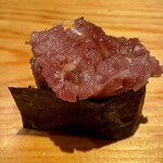 鮨 さかい - ネギトロ軍艦巻き