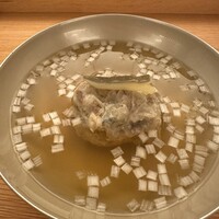 日本料理 晴山 - すっぽんとふかひれのしんじょ