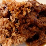 栄夏 - 無水カレーのアップ