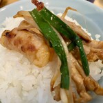 焼肉ホルモン 肉成 - オンザライスで頬張る