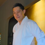 鮨 三心 - すべてのお寿司を出し終えた際のホッとした大将の笑顔。