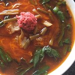 満州ニラら～めんの店 さかえや - 満州ニララーメン（大・アップ）