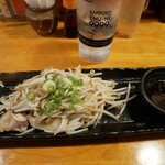 平和園 - 豚耳もやし炒め♡