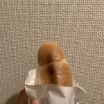 塩パン屋 パン・メゾン すみだ浅草通り店 - トースターで追い焼きしたら焦げた