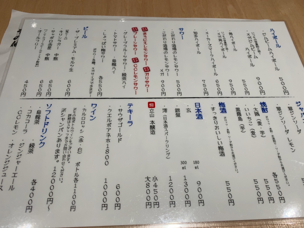 メニュー写真 : 串焼き居酒屋 まろにえ - 高岡/串焼き | 食べログ