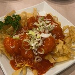 広東家庭料理おかむら - 今回は大エビでお願いしました、旨いです