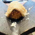 Imparfait - キタアカリのコロッケ ペコリーノを振りかけて