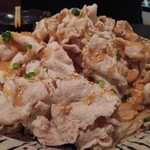 府中日本酒バルTOKUTOUSEKI - 【お料理8品＋生ビールや日本酒全40種含む飲み放題3時間付き】￥5,000から水菜と豚しゃぶのそうめん