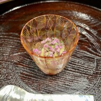 日本料理 研野 - 舞鶴トリ貝　焼き茄子　トマトジュレ