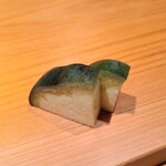 鮨 さかい - ⑮水茄子(大阪府泉南産)
      瑞々しくスッキリと爽やかな味わい
      ほのかな甘みも良いですね♪