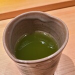 鮨 さかい - お飲み物①緑茶