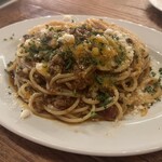 東京ブッチャーズ with OKACHI Beer Lab - お肉たっぷりのボロネーゼ、ウマ