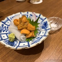 日本料理 櫂 - イカとうに