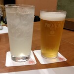 一徹 - 最初は生ビールとレモンサワー
