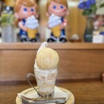 カフェ キタラワ - 桃パフェ