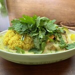 カフェ キタラワ - グリーンカレー(大盛り)