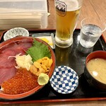 仲家 - ⑦うに、いくら、まぐろ
生ビール　スーパードライ樽生