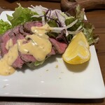 串揚オイルマルシェ - 5000円コース ローストビーフ