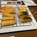 串揚オイルマルシェ - 5000円コース 串揚げ