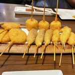 串揚オイルマルシェ - 5000円コース 串揚げ2